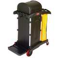 Rubbermaid Commercial 22"W 7.25 cu. ft. Janitor Cleaning Cart FG9T7500BLA