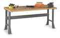 Tennsco Workbenches, Shop Top, 72" W, 33-3/4" Height, 1500 lb., Flared WB-1-3672C