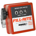 Fill-Rite 3-wheel Nickel-plated mechanical fuel transfer meter, 5-20 gpm. 807CN1