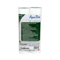 3M Aqua-Pure Quick Connect Water Filter: 5 micron, 8 gpm, 9-3/4 in Overall Ht, 2-1/2 in Dia, Polypropylene, 2 PK AP110