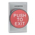 Schlage Electronics Push to Exit Button, Red, Steel 625RD EX
