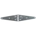 Zoro Select 3 in W x 8 in H Galvanized Steel Strap Hinge 1RCP2