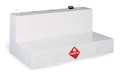 Crescent Jobox 88 Gallon White Low-Profile L-Shaped Steel Liquid Transfer Tank for Trucks 487000