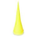 Zoro Select Measuring Cone, 17 1/2 In Tall, Yellow 1RGZ9