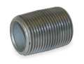 Beck 1/8" MNPT Close TBE Galvanized Steel Pipe Nipple Sch 40 0331000208