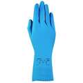 Ansell Alphatec Chemical Resistant Gloves, Fish Scale, 12 in Length, 17 mil Thickness, XL(10), Blue, 1 Pair 88-356