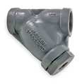 Mueller Steam Specialty 2", FNPT x FNPT, Cast Stainless Steel, Y Strainer, 80 psi 2 581 SS screwed end