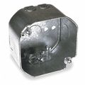 Raco Electrical Box, 21.5 cu in, Octagon Box, 2 Gang, Galvanized Steel, Octagon 175