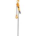 Harrington Lever Chain Hoist, 6,000 lb Load Capacity, 15 ft Hoist Lift, 1 33/64 in Hook Opening LB030-15