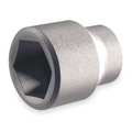 Ampco Safety Tools 1/2 in Drive, 1/2" 6 pt SAE Socket, 6 Points SS-1/2D1/2
