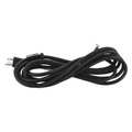 Zoro Select Power Cord, 5-15P, SJO, 6 ft., Blk, 13A, 16/3 E3606