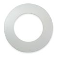 Zoro Select Gasket, Ring, 1 1/2 In, Virgin PTFE, White, Max. Pressure (PSI): 800 D014150R204027