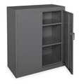 Zoro Select 24 ga. ga. Steel Storage Cabinet, 36 in W, 42 in H, Stationary 1UFC2