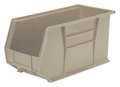 Akro-Mils 60 lb Hang & Stack Storage Bin, Plastic, 8 1/4 in W, 9 in H, 18 in L, Beige 30265STONE