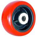 Zoro Select Caster Wheel, 750 lb., 5 D x 2 In., Core Color: Black 1ULR8