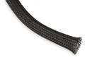 Techflex Braided Sleeving, 0.125 In., 100 ft., Black, Standards: UL RECOGNIZED PTN0.13BK100