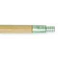 Tough Guy Broom Handle, Bamboo, Acme Thread, Alloy Handle Tip, 1 in Handle Dia, 60 in L,  1VAJ9