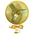 Dayton High-Visibility Industrial Fan 24" Non-Oscillating, 115VAC, 3800/6100 CFM 1VCH4