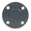 Zoro Select PVC Blind Flange, Socket, 3 in Pipe Size 853-030