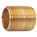 Zoro Select 3" MNPT x 2-3/4" TBE Red Brass Pipe Nipple Sch 40 594-001
