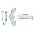 Zoro Select Caster Brake Kit, 5 in., Zinc Plated 2F004456897R