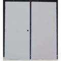 Ceco Flush Double Door, LHR, 80 in H, 72 in W, 1 3/4 in Thick, 16 Gauge Steel, Type: 3 OI 18CRS 6068 F LHRA C1 LC1 BU-ST