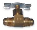 Weatherhead Needle Valve, Straight, Brass, 1/4 In. 6715