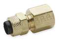Parker 1/4" Compression x FNPT Brass Connector 10PK 66P-4-4