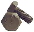 Zoro Select Grade 5, 1/4"-20 Hex Head Cap Screw, Black Oxide Steel, 1/2 in L, 10 PK HXCS.001528.50