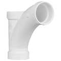 Zoro Select PVC Wye and 45 Degrees  Elbow, Hub, 2 in Pipe Size 1WJX5
