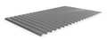 Tennsco Decking, Ribbed Steel, 60 in W, 36 in D, Gray, Powder Coated Finish, Gauge: 22 BSD-6036