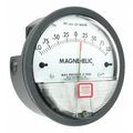 Dwyer Instruments Dwyer Magnehelic Pressure Gauge, 1 In to 0 to 1 In H2O 2302