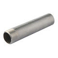 Zoro Select 2" MNPT x 2" TOE Stainless Steel Pipe Nipple Sch 40 T4WNI1