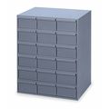 Durham Mfg Drawer Bin Cabinet with Prime Cold Rolled Steel, 17 1/4 in W x 21 1/4 in H x 12 1/4 in D 006-95