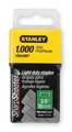 Stanley Light Duty Staples, 23 ga, Narrow Crown, 3/8 in Leg L, Steel, 1000 PK TRA206T