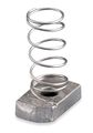 Nvent Caddy Channel Nut With Spring, 3/8-16 In, Steel SPRA0037EG