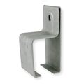 Zoro Select Steel Bracket, Single Box, 4-9/16"L x 2"W 1XMY4