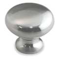 Zoro Select Cabinet Knob, Zinc, Satin Nickel, Proj. 1", PK.5 1XNU7