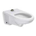 American Standard Toilet Bowl, 1.28 to 1.6 gpf, Flushometer, Wall Mount, Elongated, White 2294011EC.020