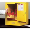 Justrite Sure-Grip EX Flammable Safety Cabinet, 4 Gal., Yellow 890420