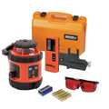 Johnson Level & Tool Rotary Laser Level, Int/Ext, Red, 800 ft. 40-6516