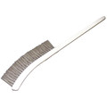 Tough Guy 1/2 in W Wand Brush, Soft, 15 in L Handle, 9 in L Brush, White, Plastic, 24 in L Overall 1YTL9