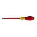 Wiha Insulated Slotted Screwdriver 3/16 in Round 32024