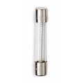 Eaton Bussmann Glass Fuse, MDL Series, Time-Delay, 0.5A, 250V AC, 10kA at 125V AC, 35A at 250V AC, 5 PK MDL-1/2-R