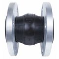 Zoro Select Expansion Joint, 1 1/2 In, Single Sphere, Bolt Holes: 4 AMSE201H