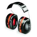 3M Peltor Peltor Optime 105 Over-the-Head Ear Muffs, H10A, Passive Protection, NRR 30 dB, Black/Red H10A