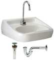 Zurn Bathroom Sink Kit, Vitreous China, White Z5361.604.1.07.00.0