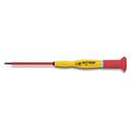 Knipex Insulated Precision Slotted Screwdriver 5/64 in Round 9T 89932