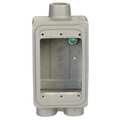 Appleton Electric Weatherproof Electrical Box, 25 cu in, FDCC, 1 Gang, Malleable Iron FDCC-1-100