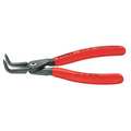 Knipex 5-1/4" Precision internal Circlip Pliers, Plastic Grip 48 21 J11